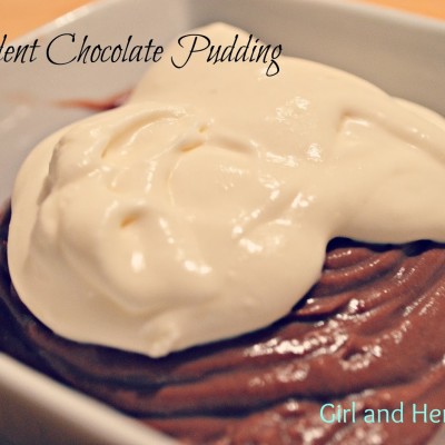 Decadent Chocolate Pudding {Perfect for Valentine’s Day!}