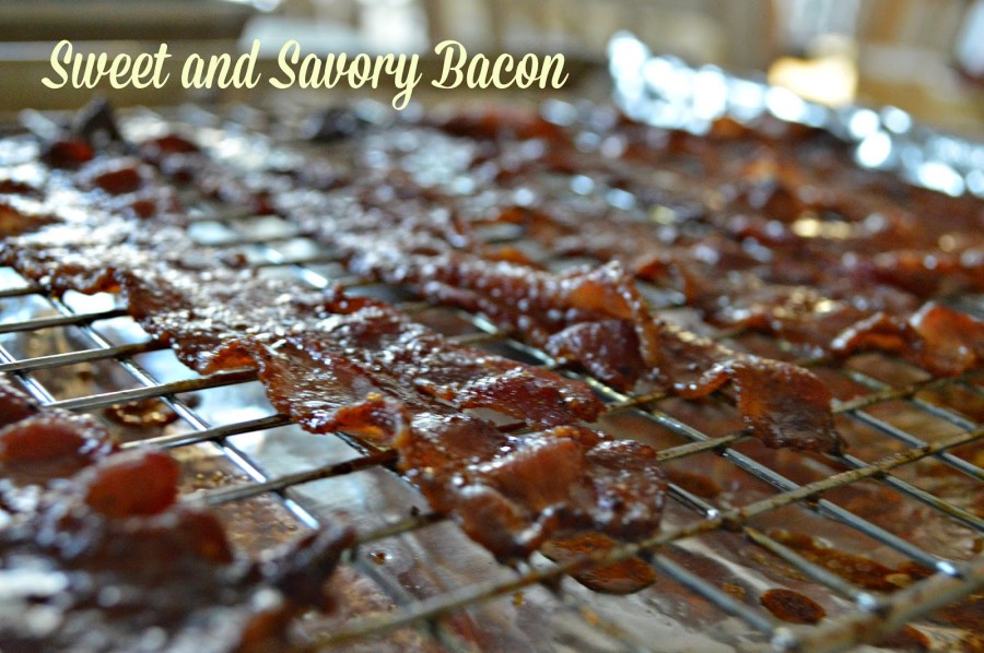 Sweet and savory bacon