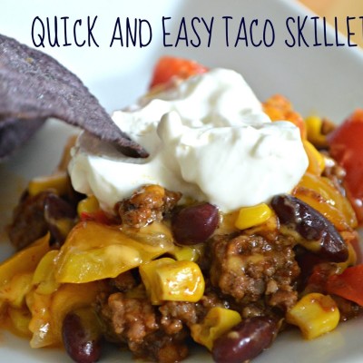 Quick and Easy Taco Skillet