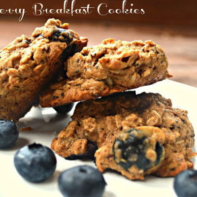 Blueberry Muffin Breakfast Cookies