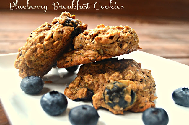 blueberry breakfast cookies