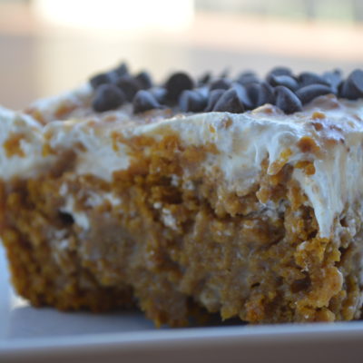 Pumpkin Poke Cake