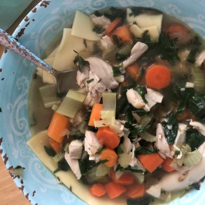 Chicken Noodle Soup with Fresh Herbs